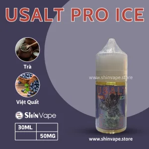Usalt Pro Ice Trà Việt Quất Lạnh 30ml - Blueberry Tea