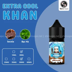 Extra Cool Khan Socola Bạc Hà Lạnh 30ml - Chocomint
