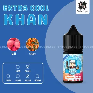 Extra Cool Khan Vải Quýt Lạnh 30ml - Tangerine Lychee