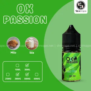 OX Passion Milo Sữa Lạnh 30ml - Milo Milk