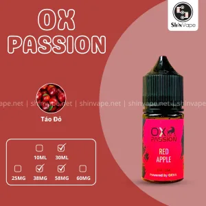 OX Passion Táo Đỏ Lạnh 30ml - Red Apple