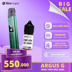 Combo Argus G - Kèm Tinh Dầu