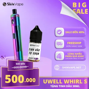 Combo Uwell Whirl S Aio Starter Kit