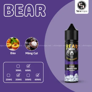 Bear Đào Măng Cụt 60ml Lạnh - Peach Mangosteen
