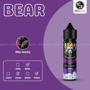 Bear Nho Jewsky 60ml Lạnh - Grape Jewsky