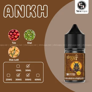 ANKH Táo Kiwi Dưa Lưới Lạnh 30ml - Khepri
